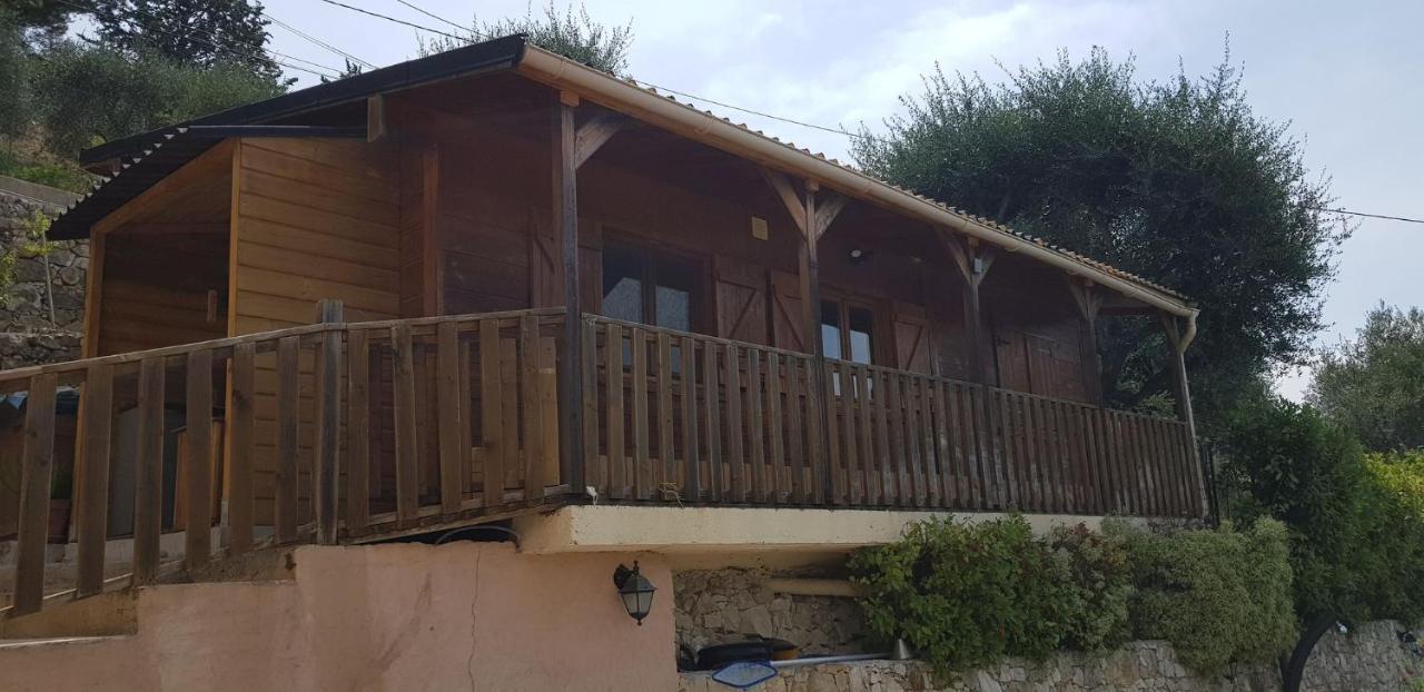 Le Chalet De La Pierreraie Cote D'Azur Piscine Terrasse Et Vue Mer Drap Eksteriør bilde